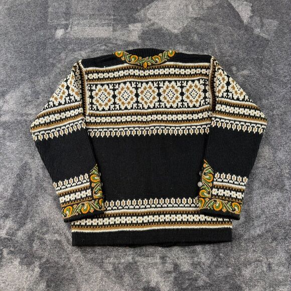 Vtg Nordstrikk Virgin Wool Cardigan Embroidered Made In Norway Women's M/L* - Picture 8 of 11